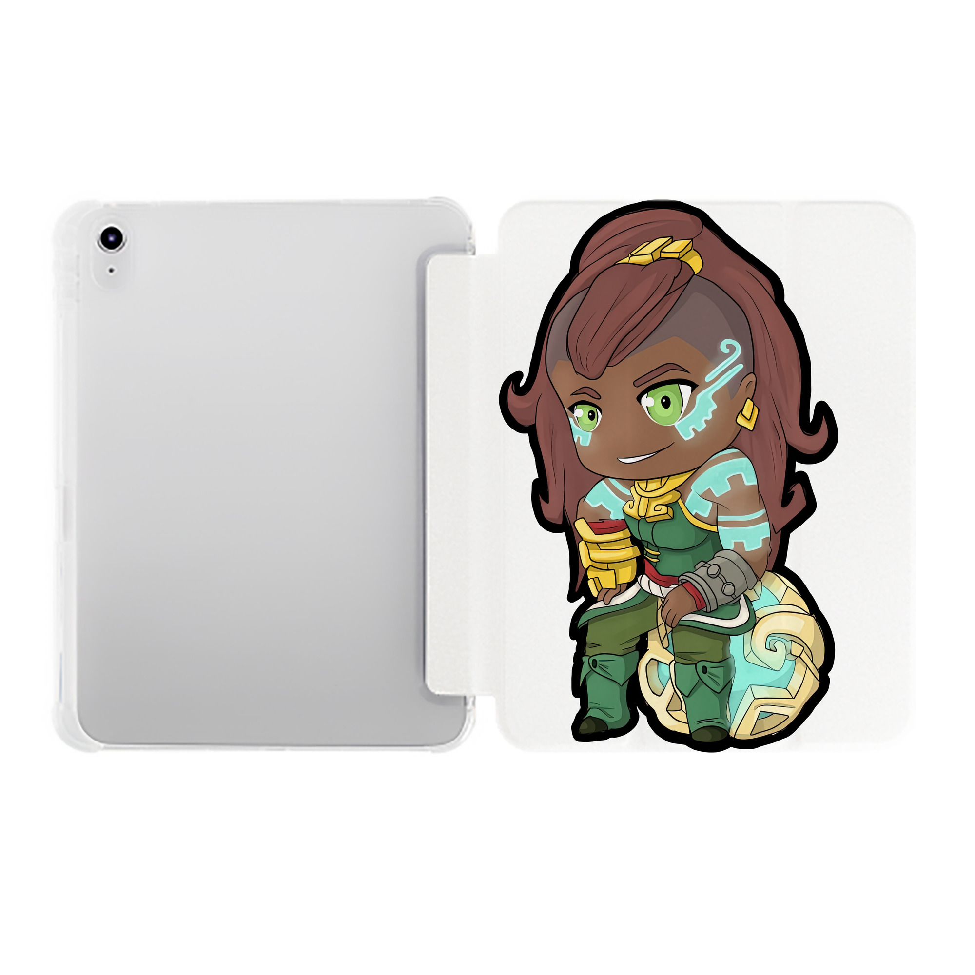 （画像用） リーグ・オブ・レジェンド League of Legends LOL IPad ケース ペン収納付き 三つ折りスタンド PUレザー×シリコン 対応機種9.5/10.5/10.9インチ